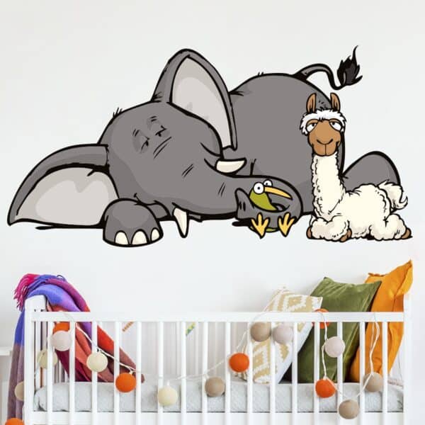 Wandtattoo Kinderzimmer NICI - Wild Friends Schlafenszeit