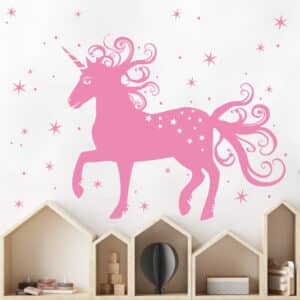 Wandtattoo Zauberhaftes Einhorn